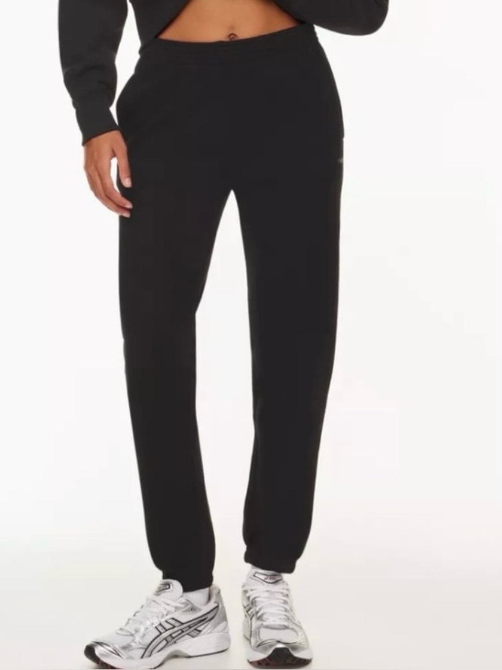 Aritzia Cozy Fleece Perfect Sweatpant Black Size S
